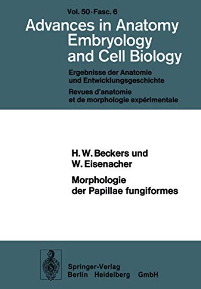 Morphologie der Papillae fungiformes