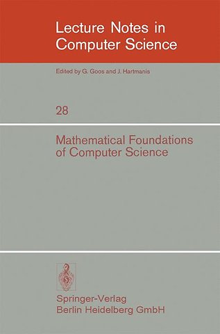 Mathematical Foundations of Computer Science 1974