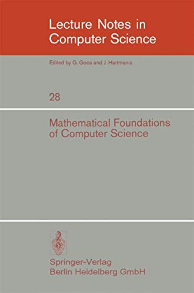Mathematical Foundations of Computer Science 1974