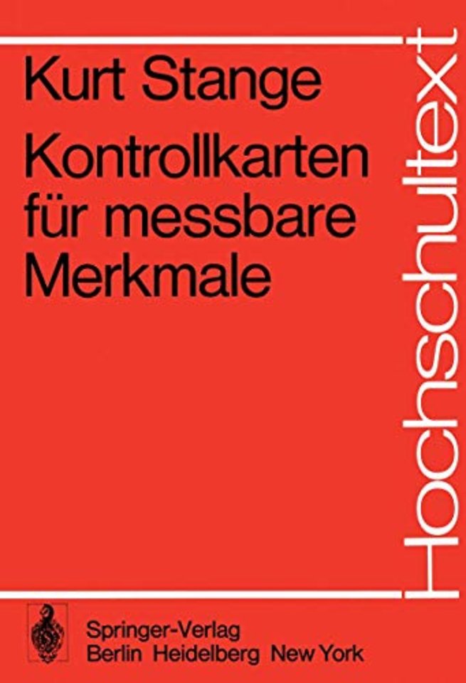 Kontrollkarten für messbare Merkmale