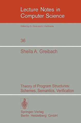 Theory of Program Structures