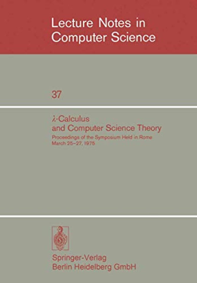 λ-Calculus and Computer Science Theory
