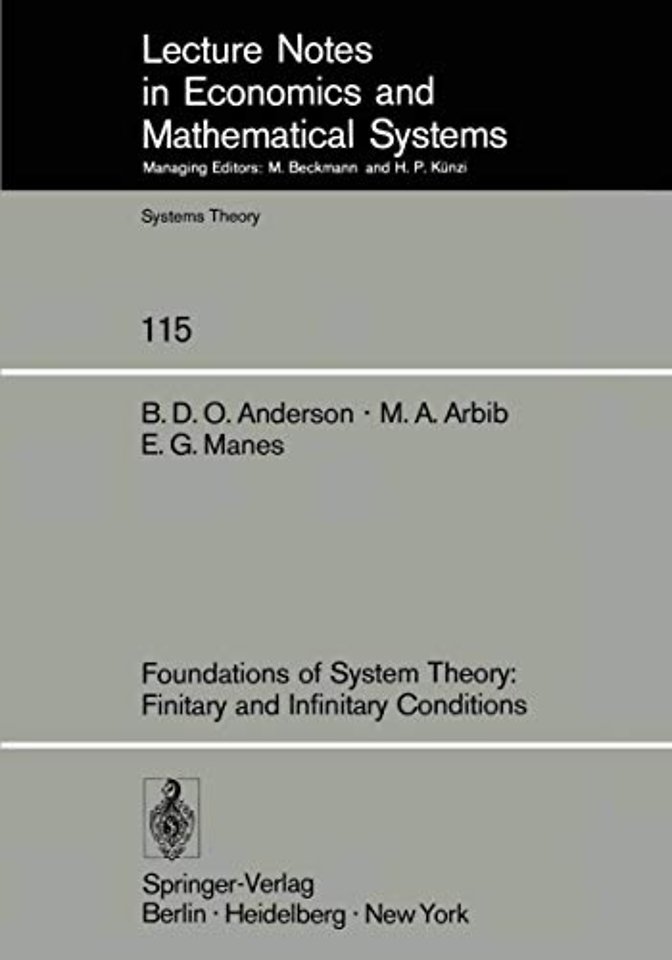 Foundations of System Theory: Finitary and Infinitary Conditions