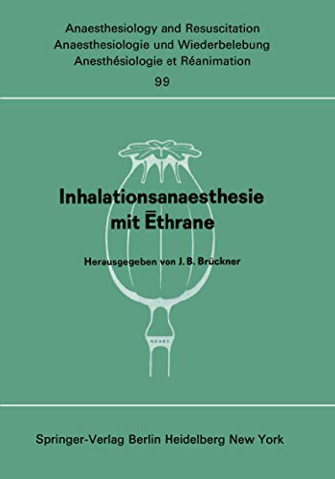 Inhalationsanaesthesie mit Ēthrane