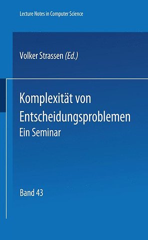 Komplexität von Entscheidungsproblemen