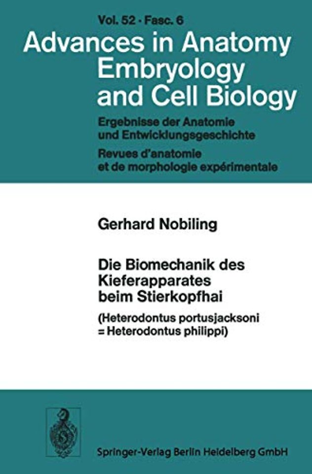 Die Biomechanik des Kieferapparates beim Stierkopfhai