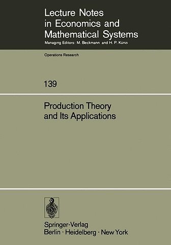 Production Theory and Its Applications
