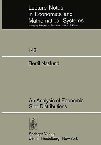 An Analysis of Economic Size Distributions