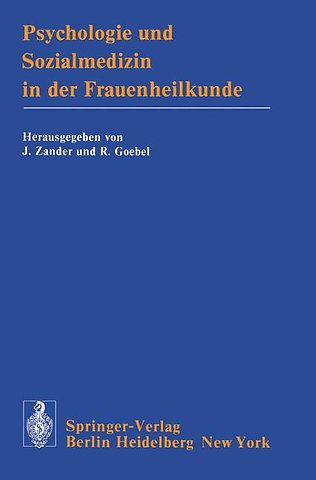 Psychologie und Sozialmedizin in der Frauenheilkunde