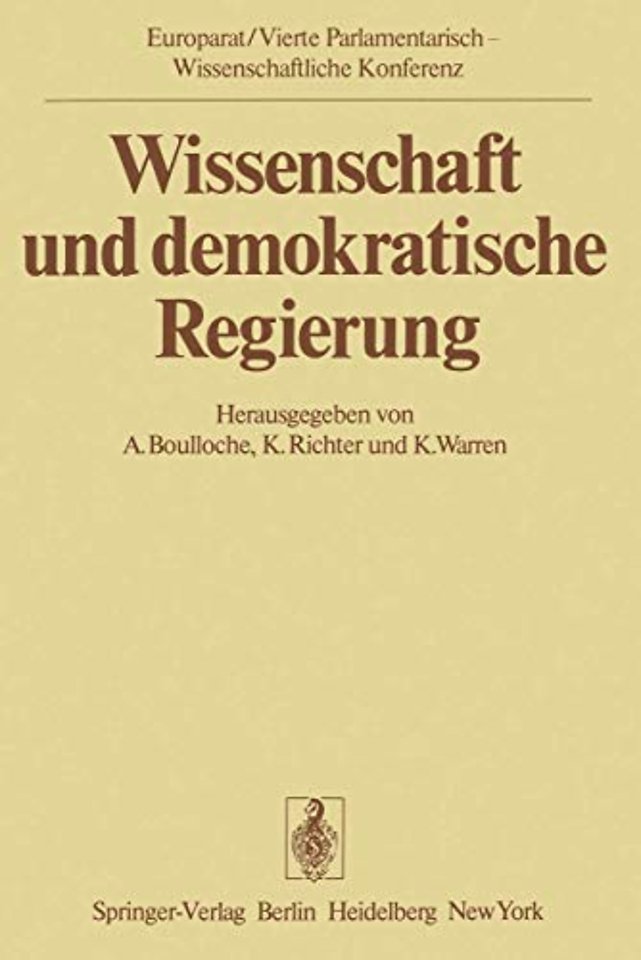 Wissenschaft und demokratische Regierung