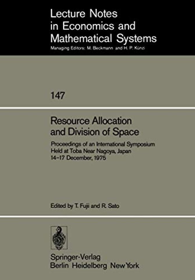 Resource Allocation and Division of Space