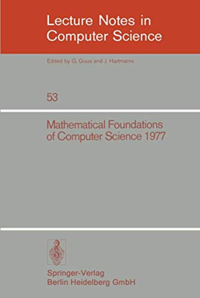 Mathematical Foundations of Computer Science 1977