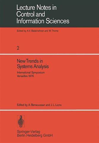 New Trends in Systems Analysis