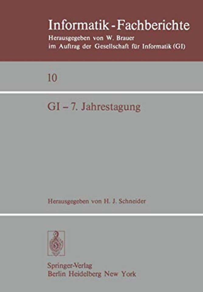 GI — 7. Jahrestagung