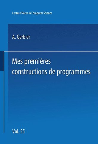 Mes premieres constructions de programmes