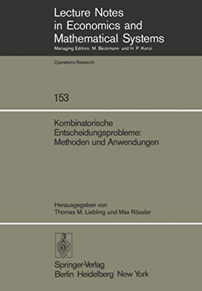 Kombinatorische Entscheidungsprobleme: Methoden und Anwendungen