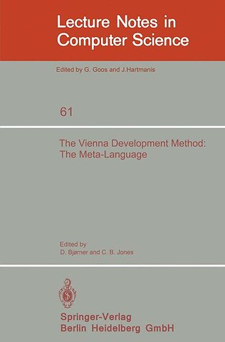 The Vienna Development Method: The Meta-Language