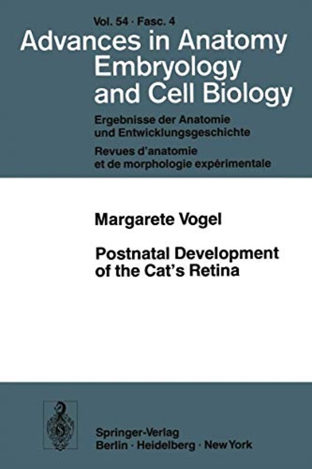 Postnatal Development of the Cat’s Retina