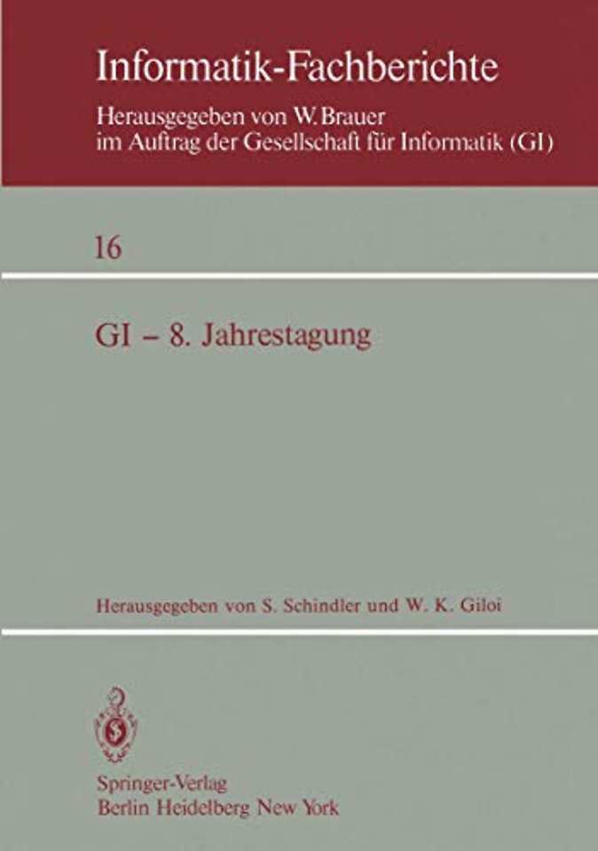 GI — 8. Jahrestagung