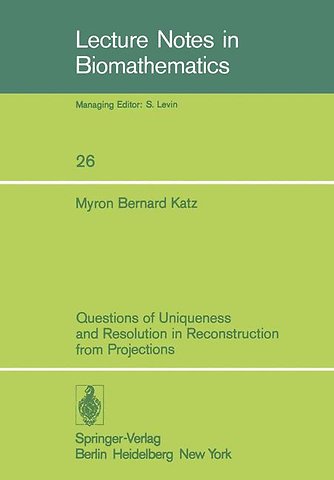 Questions of Uniqueness and Resolution in Reconstruction from Projections