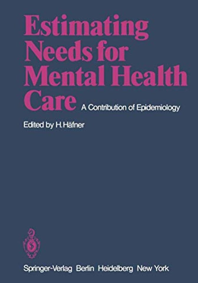 Estimating Needs for Mental Health Care