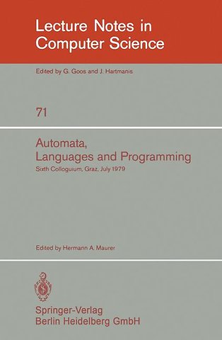Automata, Languages, and Programming