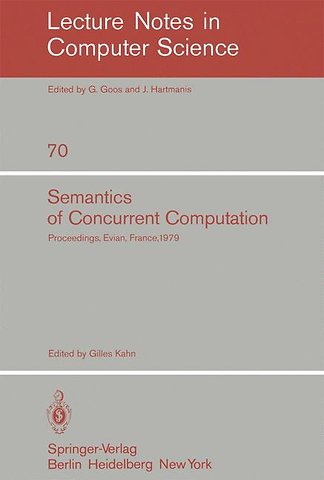 Semantics of Concurrent Computation