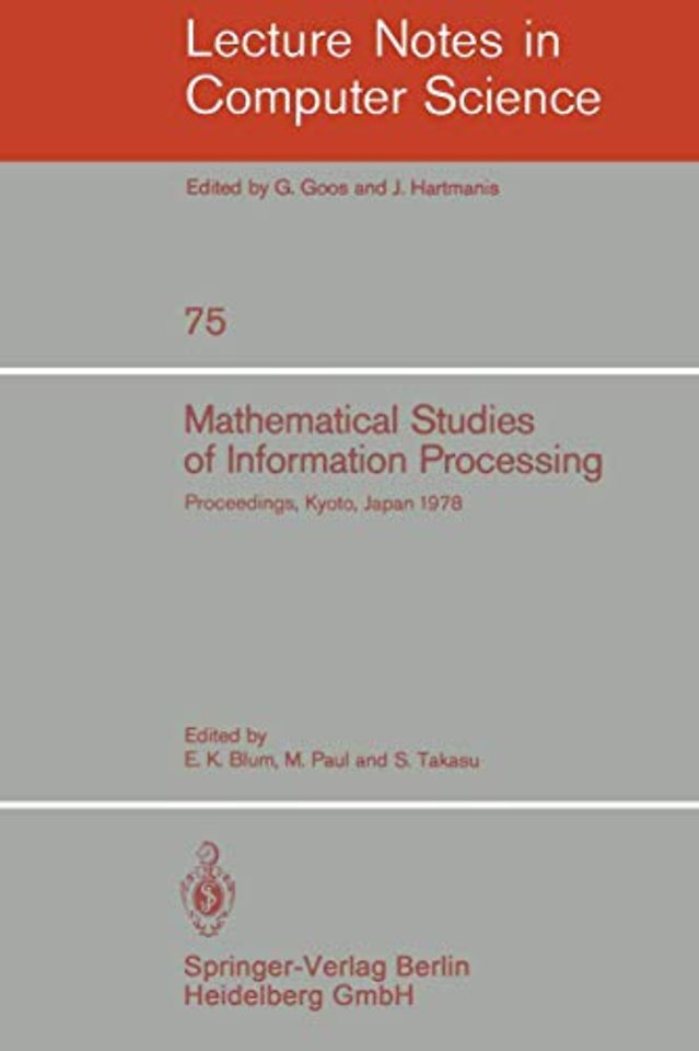 Mathematical Studies of Information Processing