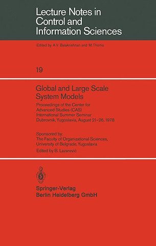 Global and Large Scale System Models
