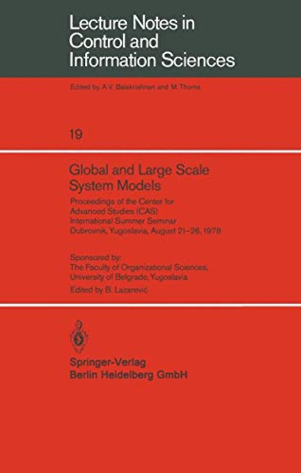 Global and Large Scale System Models