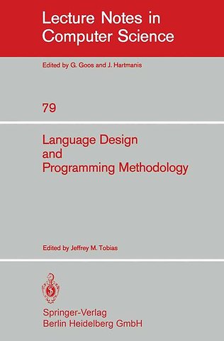 Language Design and Programming Methodology