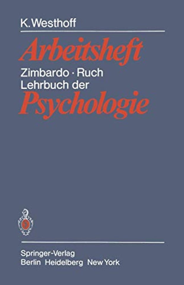 Lehrbuch der Psychologie