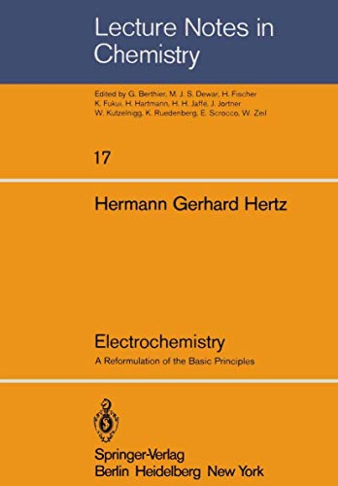 Electrochemistry