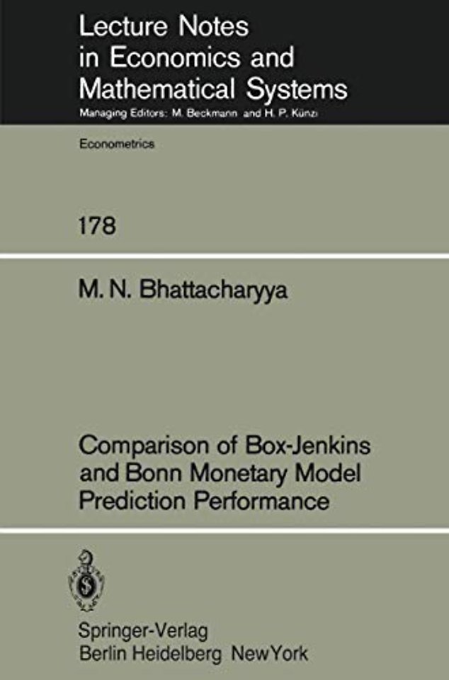 Comparison of Box-Jenkins and Bonn Monetary Model Predition Performance