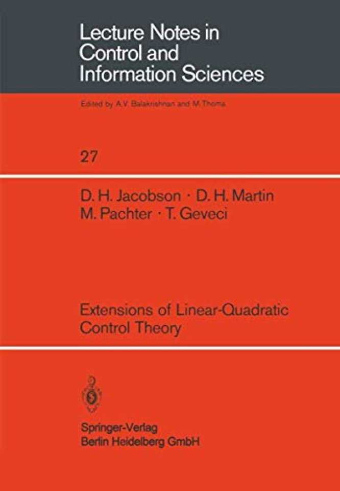 Extensions of Linear-Quadratic Control Theory