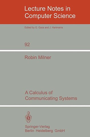 A Calculus of Communicating Systems
