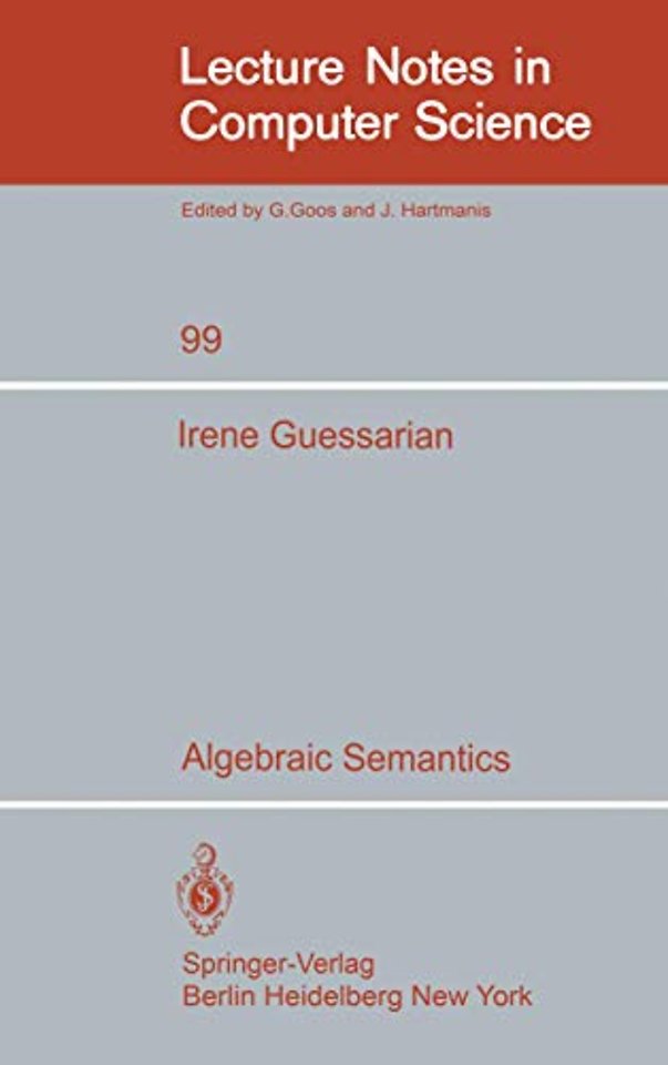 Algebraic Semantics