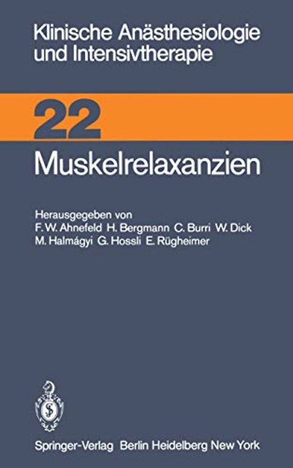 Muskelrelaxanzien