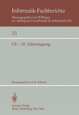 GI — 10. Jahrestagung