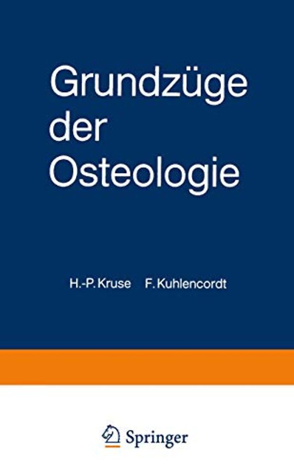 Grundzüge der Osteologie