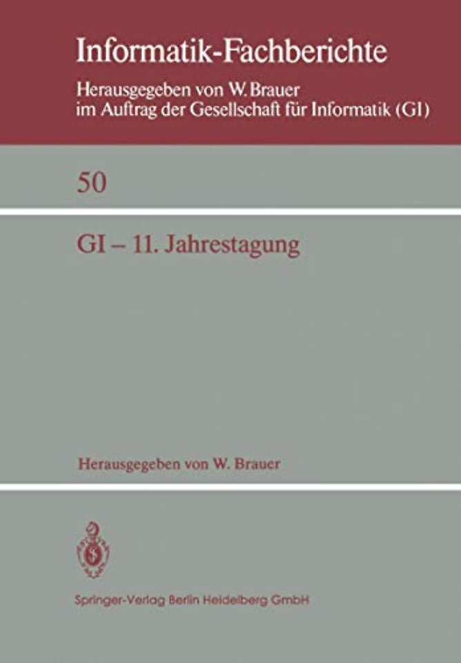 GI — 11. Jahrestagung