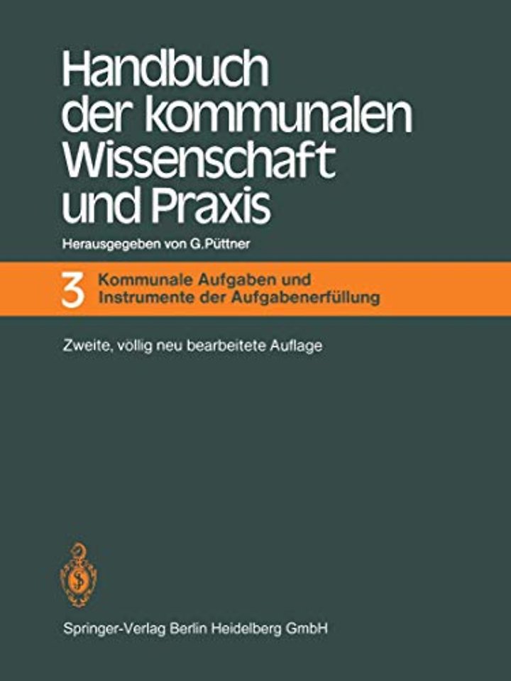 Handbuch der kommunalen Wissenschaft und Praxis