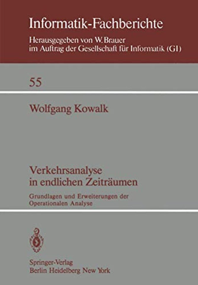 Verkehrsanalyse in endlichen Zeiträumen