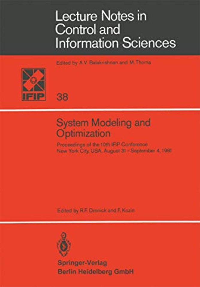 System Modeling and Optimization
