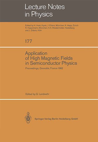 Application of High Magnetic Fields in Semiconductor Physics