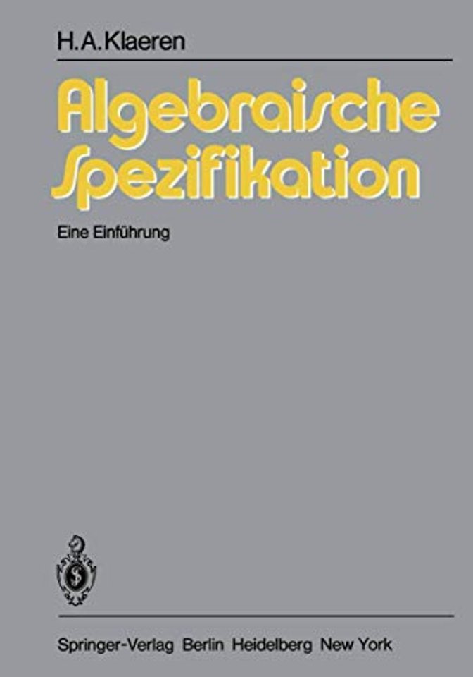 Algebraische Spezifikation