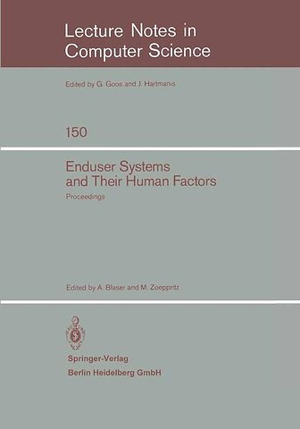 Enduser Systems and Their Human Factors