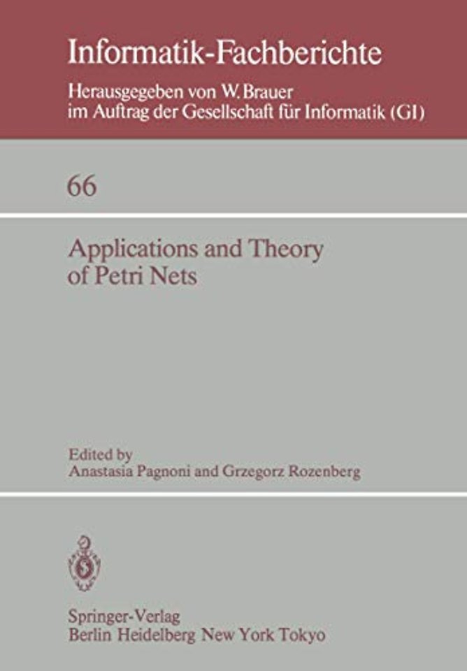 Applications and Theory of Petri Nets