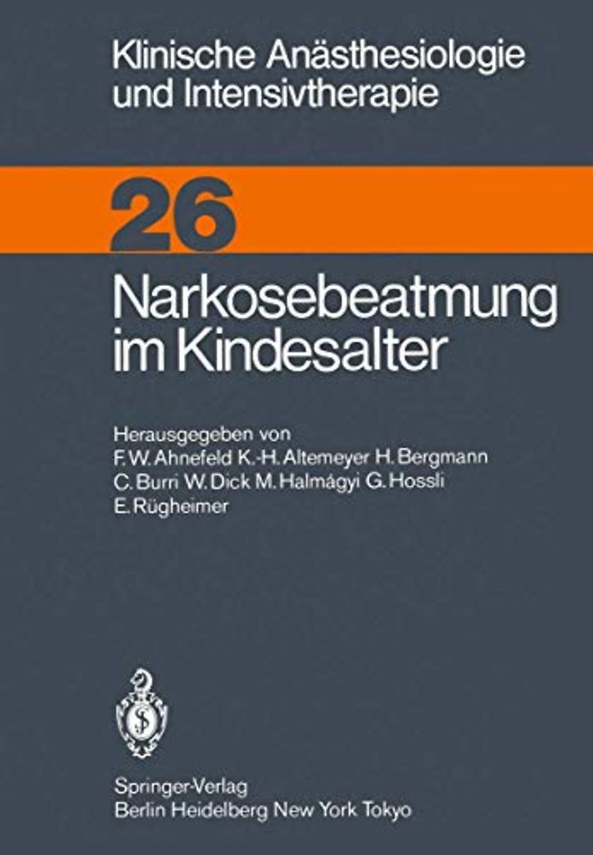 Narkosebeatmung im Kindesalter