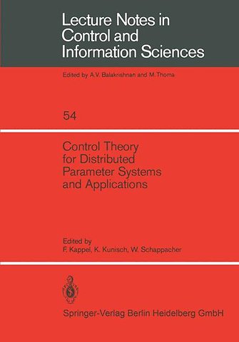 Control Theory for Distributed Parameter Systems and Applications